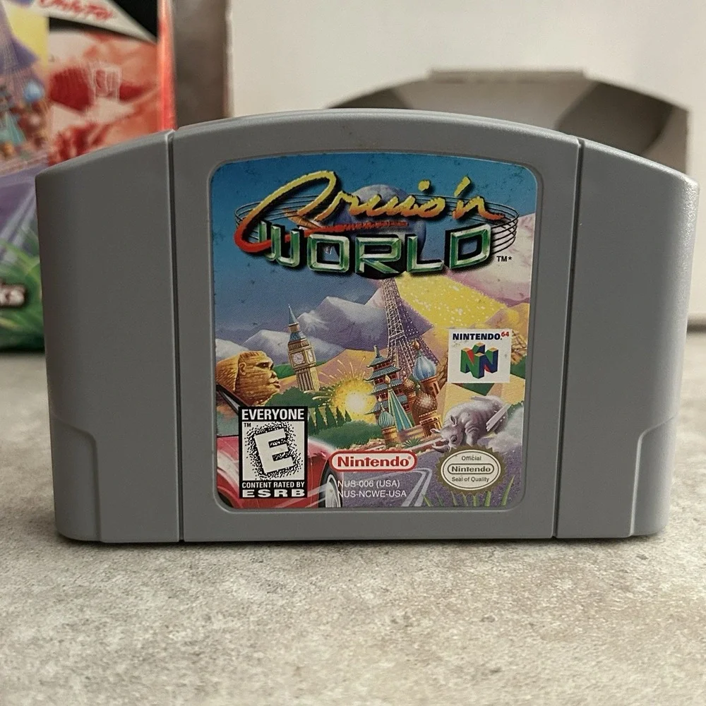 Cruis'n World N64 Complete In Box CIB Nintendo 64 w/ Manual Authentic